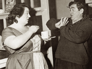Hattie Jacques with Hancock Hattie Jacques with Hancock