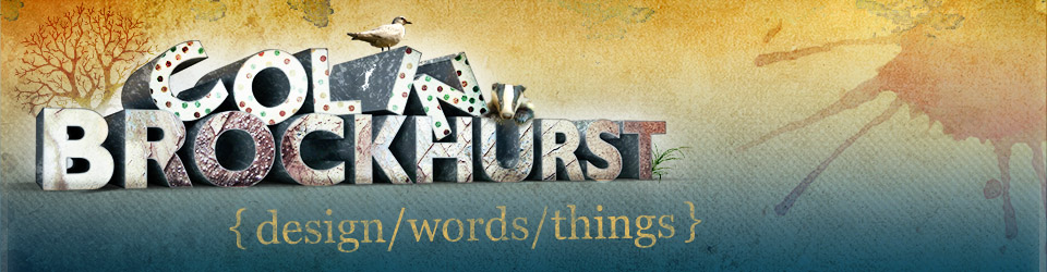 Colin Brockhurst Design/Words/Things