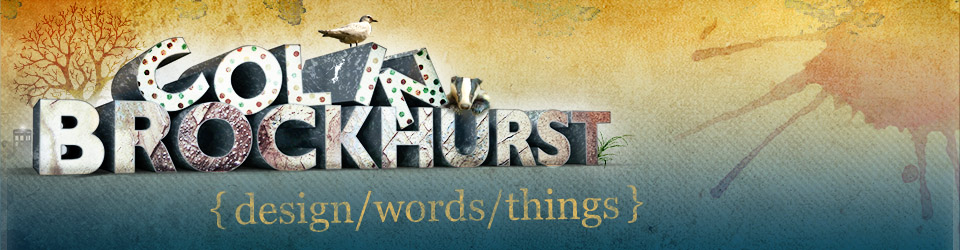 Colin Brockhurst Design/Words/Things